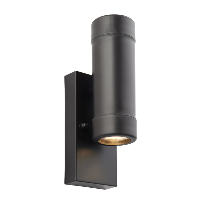 Icarus photocell 2lt wall IP44 7W - black polypropylene