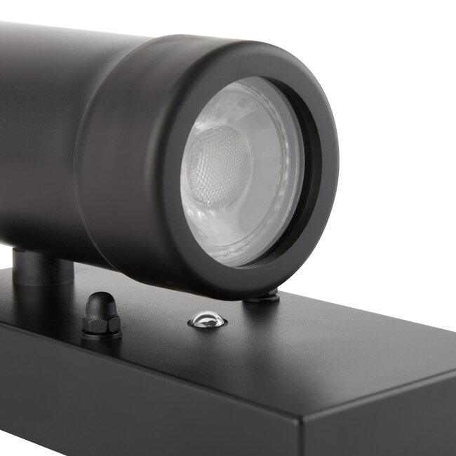 Icarus photocell 2lt wall IP44 7W - black polypropylene