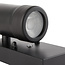 Icarus photocell 2lt wall IP44 7W - black polypropylene