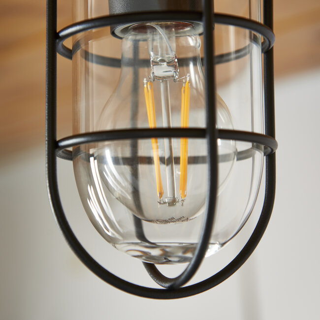 Scale Outdoor Flush Light Black