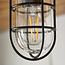 Scale Outdoor Flush Light Black
