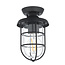 Scale Outdoor Flush Light Black