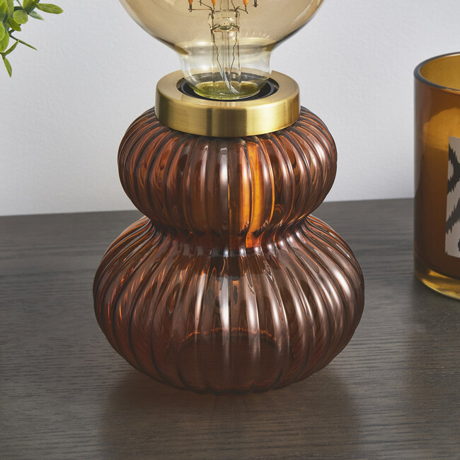 Invincible Table Lamp Amber