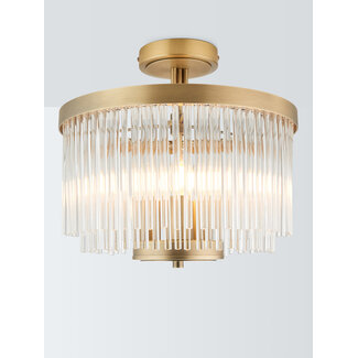 Luthor  3 Arm Semi Flush