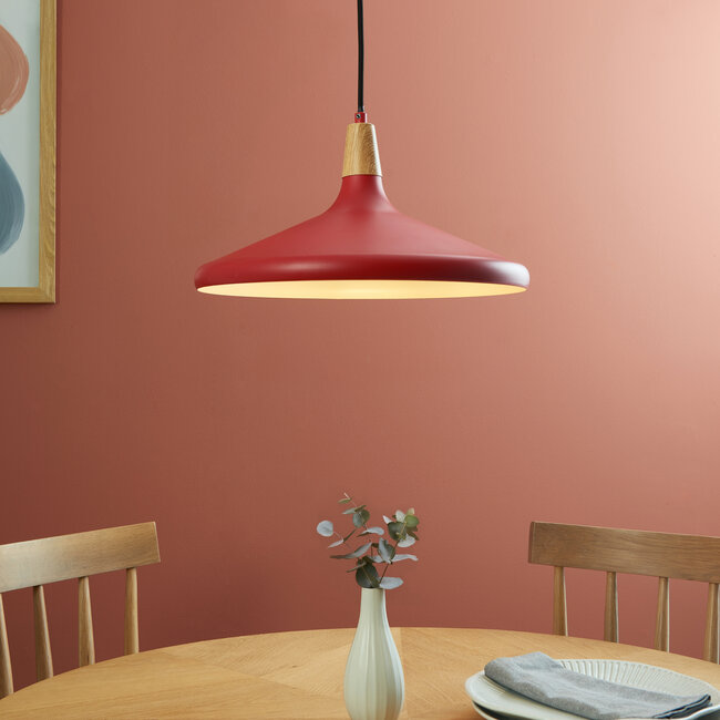Wolston Ceiling Pendant Red