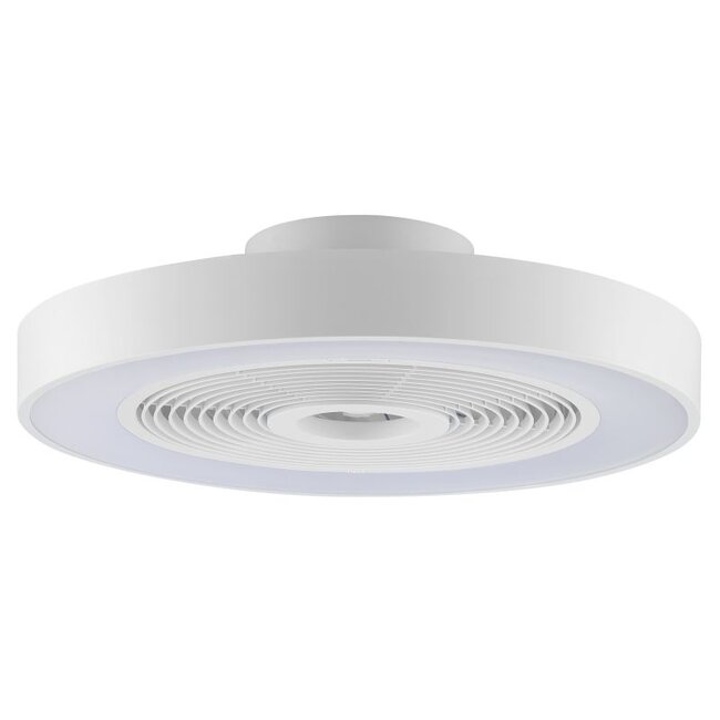 Brilliant Catania ceiling light 48.6cm with fan white, CCT