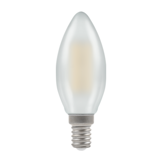 Crompton LED Filament Candle Pearl Dimmable 5W 4000K SES-E14