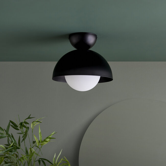 Moonbeam bathroom flush light Black