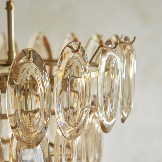 Duszko Amber 6lt Chandelier