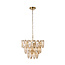 Duszko Amber 6lt Chandelier
