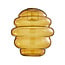 Beehive Glass EF Pendant Amber