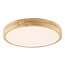 Brilliant Moreen LED ceiling light 34cm wood light/white CCT