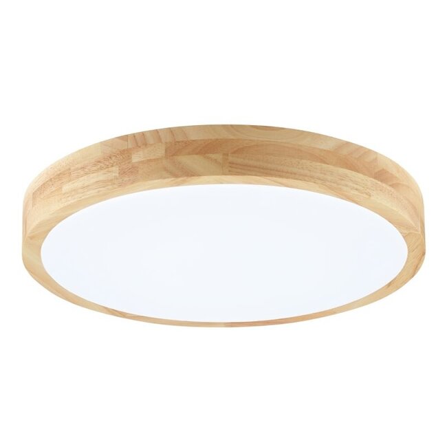Brilliant Moreen LED ceiling light 34cm wood light/white CCT