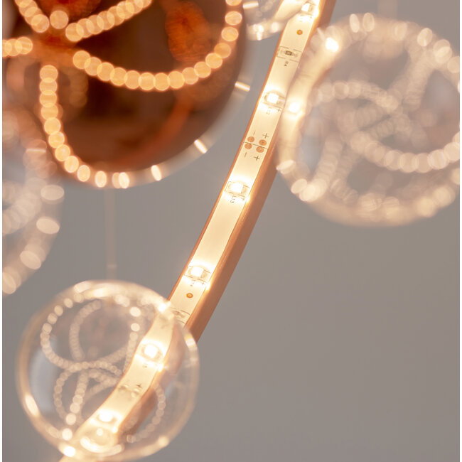 Muni 480MM Pendant 10W Warm White - Copper Plate