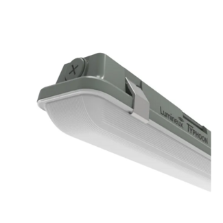 Lumineux Typhoon 6ft Single IP65 Non Corrosive LED Batten 30W 4000K Plug & Play Sensor 120 Beam Angle