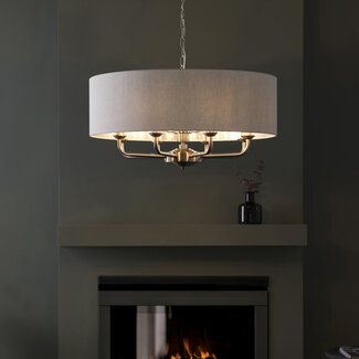 Highclere 8lt Brushed Chrome