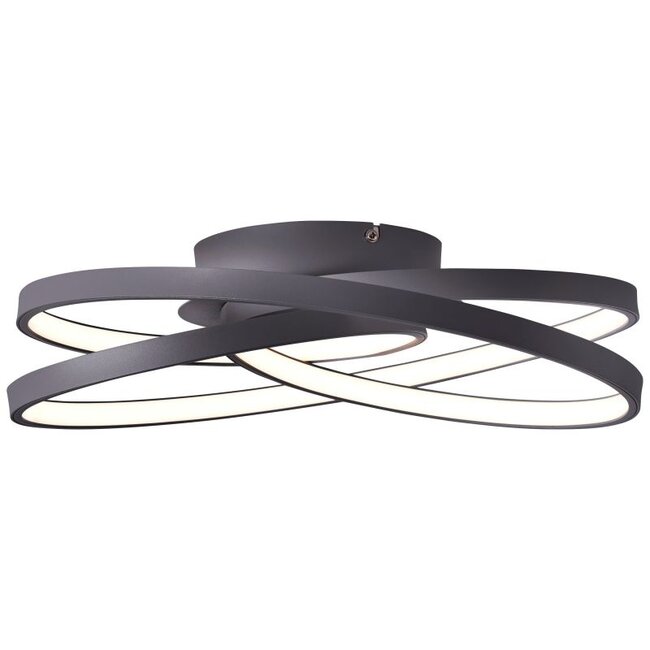 Brilliant Labyrinth Ceiling Lighting LED Matt Black