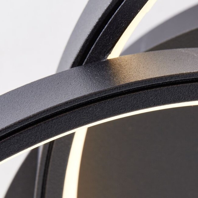 Brilliant Labyrinth Ceiling Lighting LED Matt Black