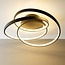 Brilliant Labyrinth Ceiling Lighting LED Matt Black