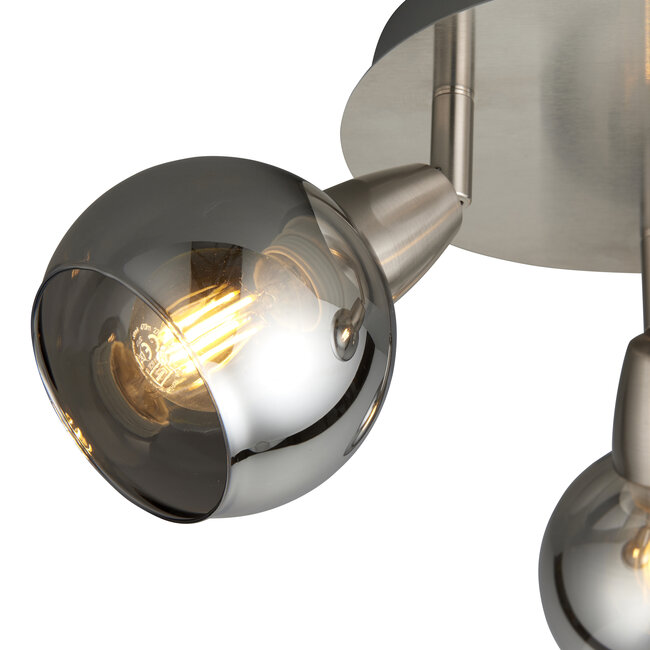 Tia Glass 3 Spot Light Fitting