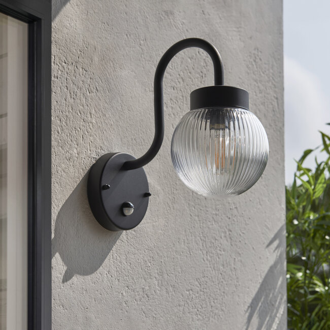 Eldon PIR Wall IP44 - Black