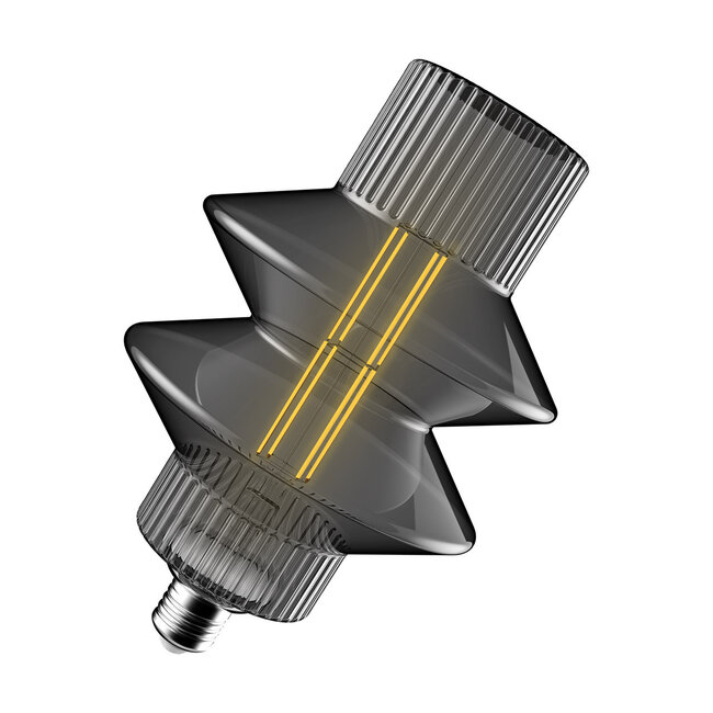 Crompton Deco LED Lantern 150mm Smoke 1800k 200LM