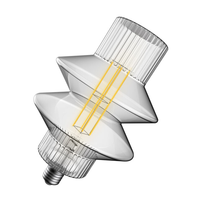 Crompton Deco LED Lantern 150mm Clear 1800k 470LM