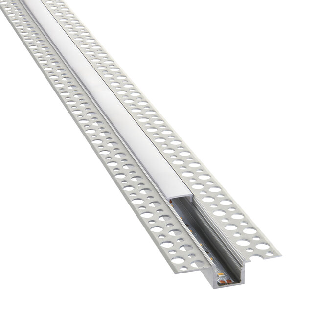 Aluminium profile plaster-in