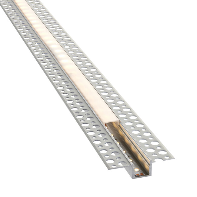 Aluminium profile plaster-in