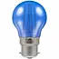 Crompton BLUE LED ROUND FILAMENT HARLEQUIN 4W CROMPTON BC B22