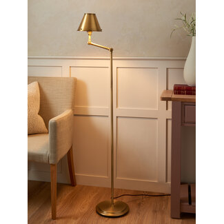 Brassia Floor Lamp, Brass