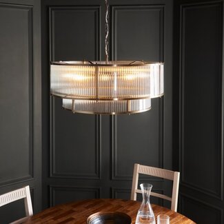 Ridgeton Tiered 8Lt Pendant - Ant Brass