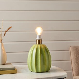 June Scallop Table Lamp Green