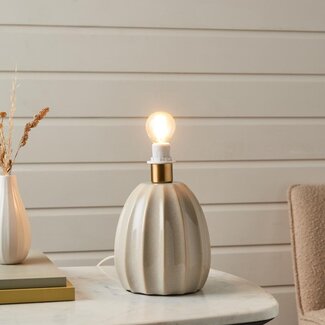 June Scallop Table Lamp Natural