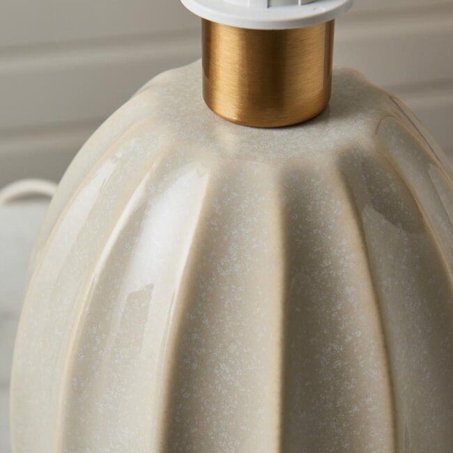 June Scallop Table Lamp Natural
