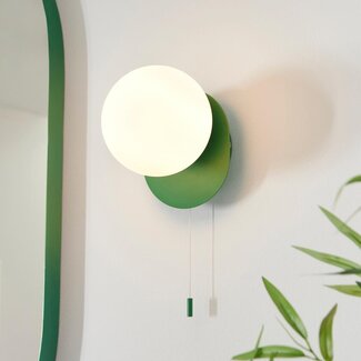 Mela Bathroom Wall Light Emerald Elements