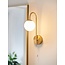 Reya wall light, Brass