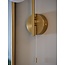 Reya wall light, Brass