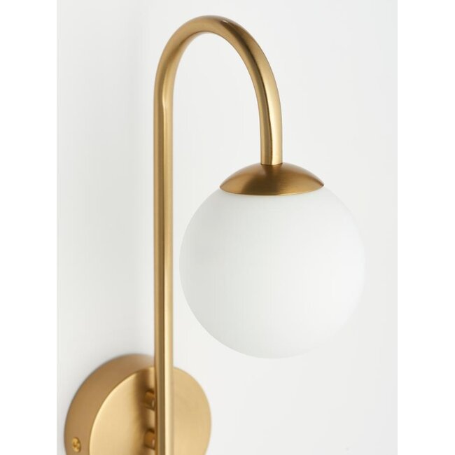 Reya wall light, Brass