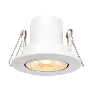 Tilt Downlight Brushed Nickel IP65 fire rated downlight