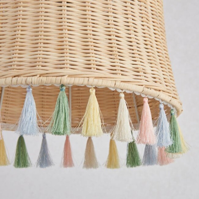 Gala 1lt Pendant easyfit Natural Rattan