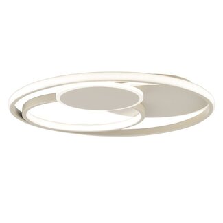 Brilliant Runda LED ceiling light 50cm beige