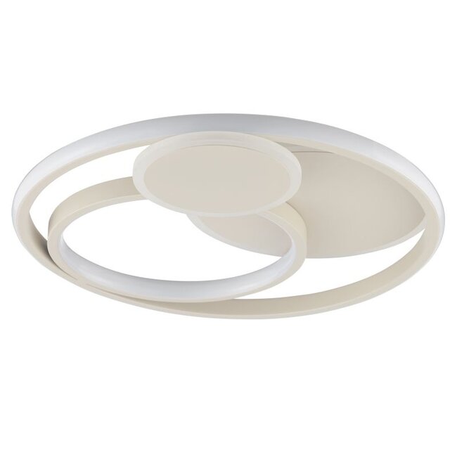 Brilliant Runda LED ceiling light 40cm beige