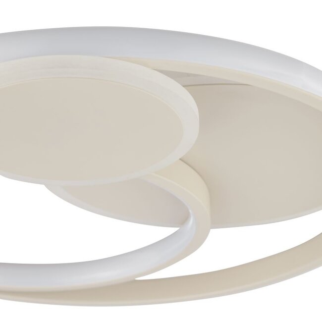 Brilliant Runda LED ceiling light 40cm beige