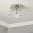 3 Light Chrome Spotlight Plate
