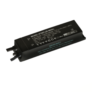 12V Transformer 20W - 60W Dimmable Accessory - Black PC