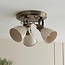 Cyrus 3 Light Spotlight Round Ivory