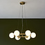 Otis Ring 6lt Pendant - Satin Brass