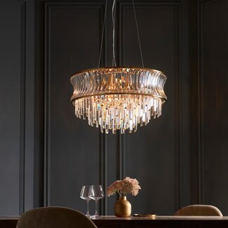Bainbridge Tiered 9lt Pendant Warm Brass