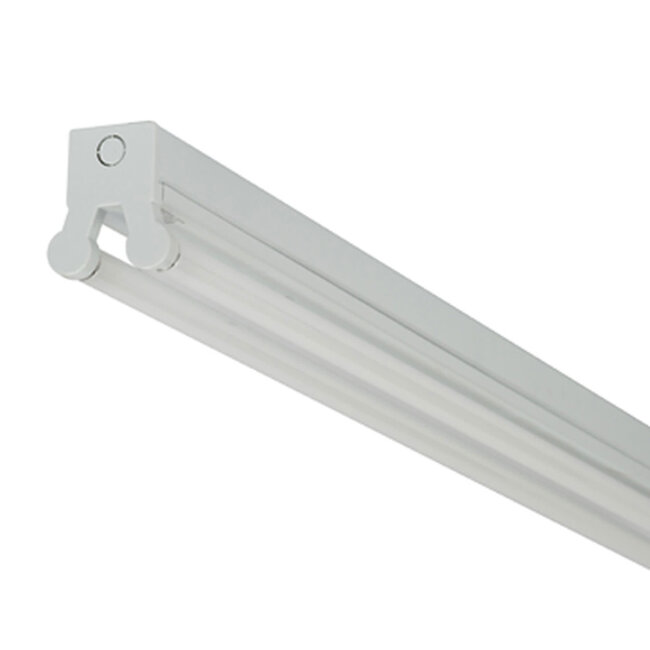 T8 EcoBatten 2lt Flush 36W Gloss White
